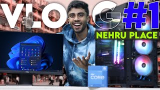 Vlog #1 OFFLINE PC BUILD From Nehru Place 🔥 Finding The Best Part...