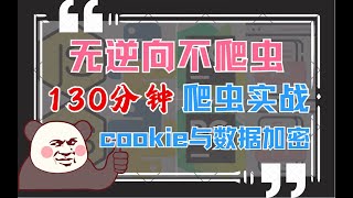 【无逆向不爬虫】130分钟搞定大厂反爬攻防实战-cookie防护与数据加密丨Python爬虫JS逆向进阶实战