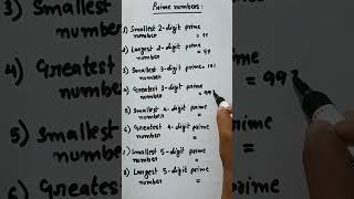 Greatest and smallest 2 digit,3digit,4digit and 5 digit prime numbers?