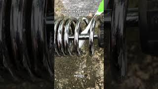 Shock berkarat auto bersih lagi pake rust pro‼️#gollent #rustpro