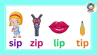 Fun Phonics Song for Kids | ip Words Song | CVC Words Learning #phonicsfun #cvcwords #singalong