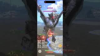 小試身手：10-5泡狐太刀vs10星銀火龍 #mhnow #太刀