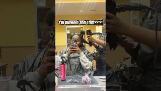$10 for a blowout: black girl edition‼️😍 #type4hair  #naturalhair #blowout