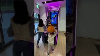 爸爸公司投籃機#一直投一直投#籃球機#幸福企業