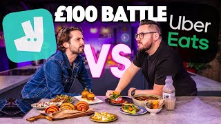 £100 Uber Eats vs Deliveroo Takeaway Battle Vol.2 | Sorted Food