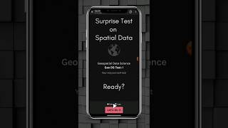 Spatial Data | 5 Questions (with Answers) #shorts #gis #datascience