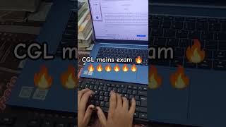 #ssc CGL mains exam 🔥🔥🔥#typing speed 54🔥🔥🔥🔥#viral #trending #trending