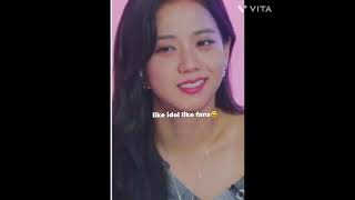 like idol like fans🤭 #kpop #jisookim  #jisoo #kpopedit #blackpink #shorts
