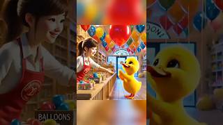Duck Ki Masti Balloons Ke Saath! 🦆🎈 Itni Cute Kyu Hai Ye? 😍 #Shorts #duck