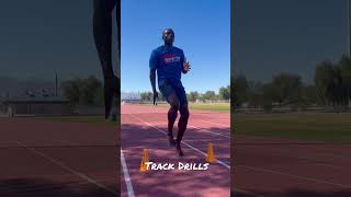 Track training drills to build speed and efficient running