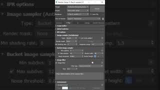 Final render setup vray 3ds max #vray6 #vray #3dsmax #chaos ##vantage