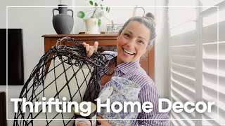 THRIFTED VS STYLED THRIFT WITH ME | Thrift haul and styling home decor on a budget.