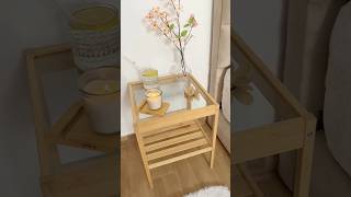 Unboxing ikea bedside table 🤍🫶🏻 @ikeamaroc2982 #nensa #ikea #aesthetic #ikeahaul #bedsidetable