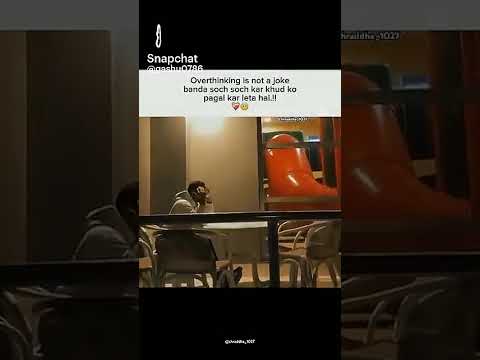 "Thinking Too Much, Living Too Little" #overthinking #sadstatus #whatsappstatus #youtube #music