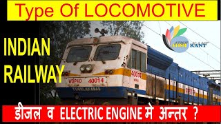 TYPE OF LOCOMOTIVE, INDIAN RAILWAY ENGINE TYPE ,FULL KNOWLEDGE ABOUT LOCOMOTIVE BY-ATISH KANT