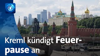 Kreml kündigt im Ukraine-Krieg Feuerpause an