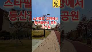 [삼송 오늘] 스타필드 고양에서 동산꽃맞이 공원 가는길
