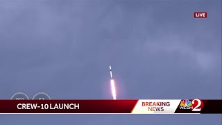 NASA’s SpaceX Crew-10 mission successfully launches from Florida's Space Coast