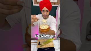 Ghar pe Bhutte se * cheesy sweet corn* bnaye | street food @Param_aedy #shorts #shortsfeed
