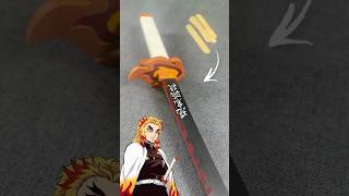 Kyojuro Rengoku Katana - Demon Slayer #rengoku #demonslayer #hashira #infinitycastle #diy