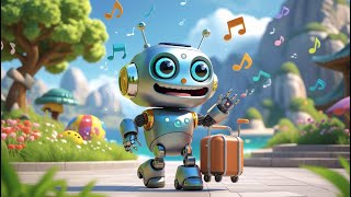 Yobo Robot and the Travel Song | Adventure Song for Kids | Sing, Move & Explore with Yobo
