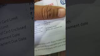 Bajaj Finserv Credit Card By RBL bank 🤩 #shorts #creditcards #bajaj