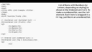 @Westside_Programming HTML List Tags