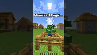 Minecraft Logic🤔（皆さん、チャンネル登録お願いします）#minecraft #shorts  #keşfet  #lavagame  #gaming  #memes #youtube