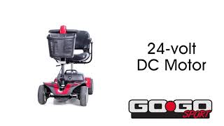 Pride S73 Go Go Sport 3 Wheel Travel Scooter [2024]