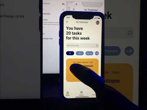 Custom search in @ProtoPie #uiux #uxdesign #design #prototype #prototyping #viralvideo #uidesign