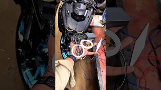 RGB ring light for RC 390 🌈 Ktm modified 🖤 #rc390 #rgb​ #ytshorts​ #shorts​ #viralshorts​