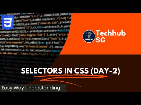 Selectors in CSS: CSS Explained | CSS Tutorial for Beginners -Day 2