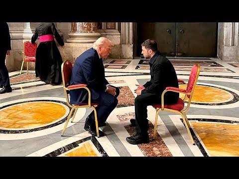 Trump and Zelenskyy meet before Pope Francis' funeral in the Vatican