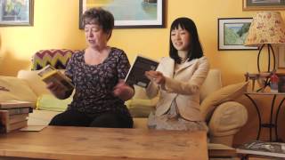 Marie Kondo Organizes a Bookshelf