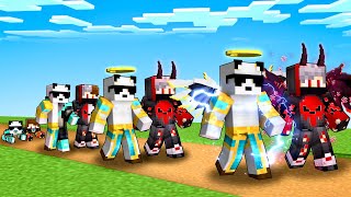 BIRTH to DEATH of ANGEL & DEVIL in Minecraft!