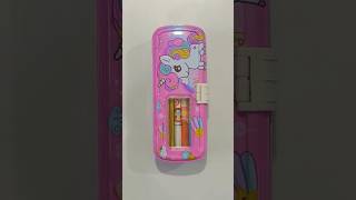 Cute unicorn pencilbox with huge compartment #pencilbox #schoolsupplies #stationery #backtoschool