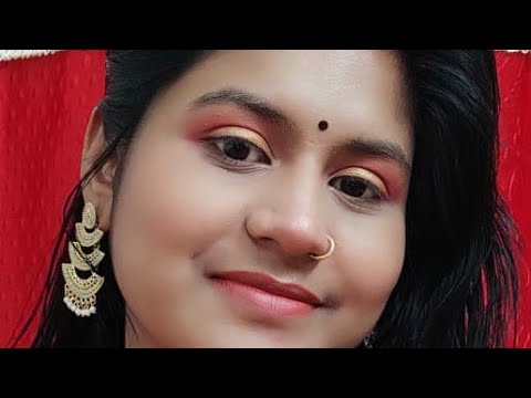 #shorts pohela Boisakh Look (পহেলা বৈশাখ )|poila baisakhi makeup look| Indian festive look 2021