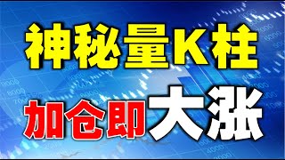 【成交量战法】只需要看一根量K柱，就能做到加仓即大涨，3分钟学会，建议收藏！#技术指标   #技术分析教学  #成交量