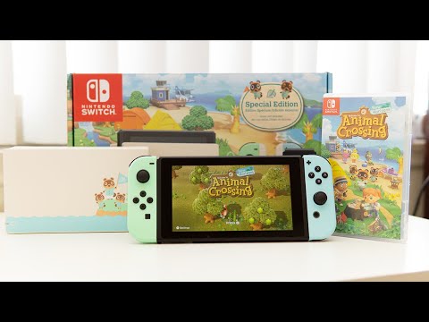 A No BS Unboxing of the Animal Crossing Switch Bundle (Special Edition)