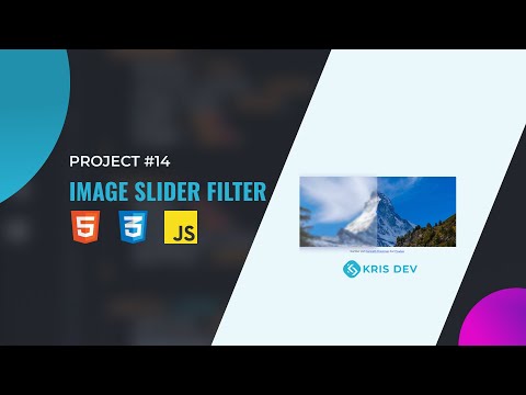 Simple html css javascript project for beginners make a image slider filter before after