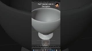 Designing a Cup in Blender Using Curve Path | #reels #blender