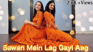 Sawan Mein Lag Gayi Aag | ft.Grace From Syria (Foreigner) | Dance Cover 4K | Ginny Weds Sunny |