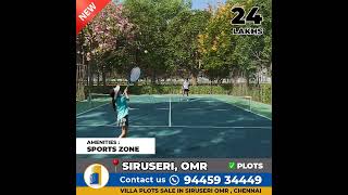 Plot sale in Siruseri ☎️Call 9445934449