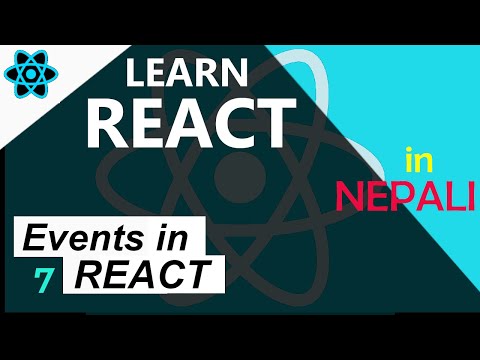 Learn ReactJS in Nepali ( 2025 ) | #7 - Events in React