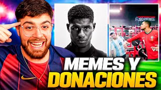 🔥 RASHFORD TO BARÇA! THE COBRA REACTS TO MEMES, TWEETS, AND DONATIONS