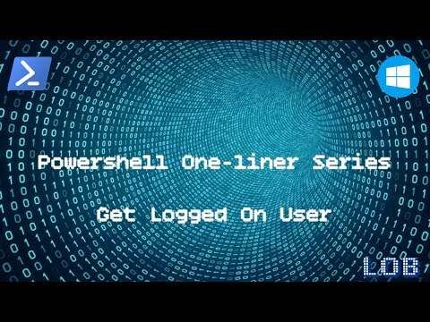 PowerShell One-liner - Get Logged On User