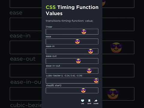 CSS timing function 🤔 #html5 #css3 #webdesign #frontend #css