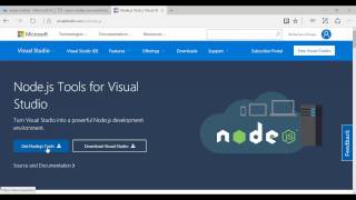 Create and publish basic NodeJS App on azure using Visual Studio