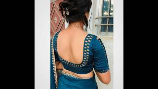 trending blouse back design|backless blouse#shortfeed #blousedesign