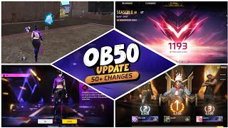 Top 30 Changes In Ob50 Update | Free Fire New Update